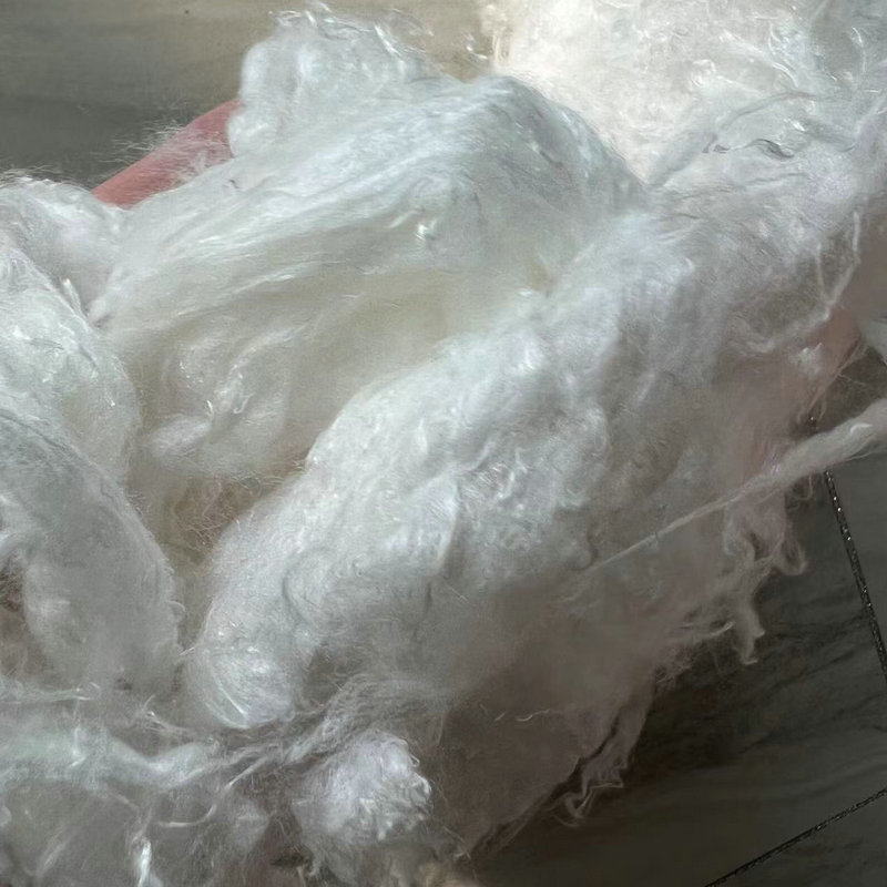 الیاف اصلی ویسکوز روشن 1.2DX38 میلی متری برای نخ های فوق سیاه یا خاکستری